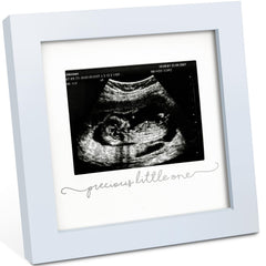 KeaBabies Solo Sonogram Frame front view with glass cover for a polished nursery display
