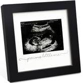 Keababies Solo Sonogram Frame with glass cover, ideal for premium nursery keepsake display.