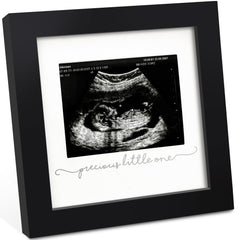 Keababies Solo Sonogram Frame with glass cover, ideal for premium nursery keepsake display.