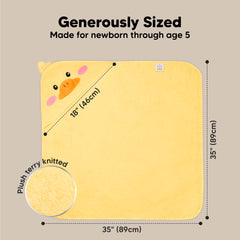 KeaBabies toddler-friendly hooded towel supports growing children from infancy onward.