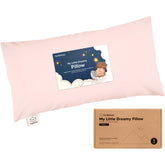 KeaBabies toddler pillow 10x18 mist pink ready for travel naps