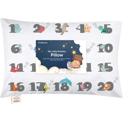 KeaBabies toddler pillow close-up with soft fiber for comfy sleep