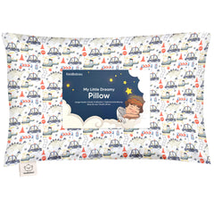 KeaBabies toddler pillow 13x18 with Dino Patrol for better neck support on adventures