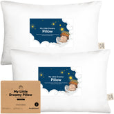 KeaBabies toddler pillow 13x18 front view for travel and sleep comfort