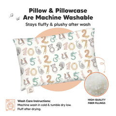KeaBabies breathable organic cotton cover feels soft in every season.