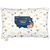 KeaBabies My Little Dreamy toddler pillow grasslands front view supports travel-friendly naps