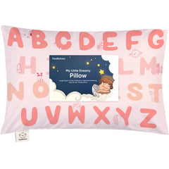 KeaBabies Toddler Pillow Sakura front view offers comfortable neck support.