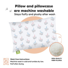 KeaBabies toddler travel pillow ready for nap time and car journeys.