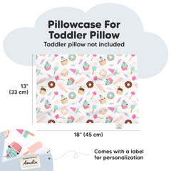 KeaBabies 13x18 pillowcase fits standard toddler pillows for neat sleep comfort
