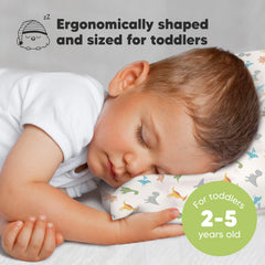 KeaBabies toddler pillowcase in organic cotton offers gentle, breathable sleep.