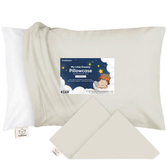 KeaBabies Toddler Pillowcase in soft natural cotton for sensitive skin