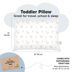 KeaBabies travel-ready pillow is compact and easy to pack for road trips.