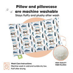 KeaBabies travel pillow for kids during car rides or naps.