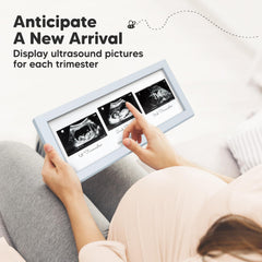 KeaBabies Trio Ultrasound Frame gift box presentation makes it a ready-to-gift keepsake.