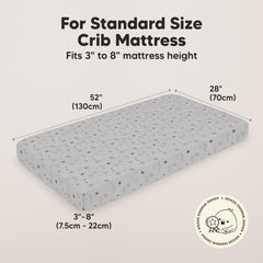 KeaBabies viscose bamboo bedding—breathable fabric for all-day comfort.