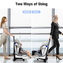 KEDSUM folding dolly with sturdy steel frame for durability.