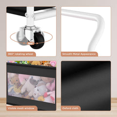 KEEGH toy box handles provide toddler-friendly grips for quick relocation