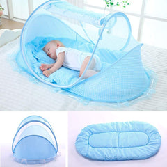Keenso baby bed net folded compact for travel and storage