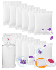 KeeTidy lavender diaper pail deodorizer refill 12-pack for Munchkin compatibility, odor control for nurseries.