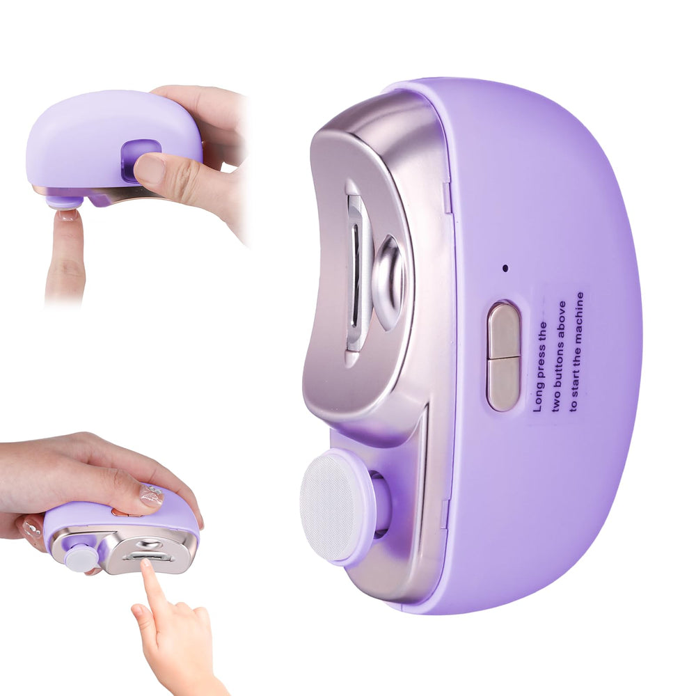 Keggaen 3 in 1 electric nail clippers for adults trim nails efficiently.