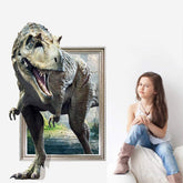 KeLay Fs dinosaur wall stickers 4pcs set on wall for playful 3D decor