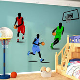 KeLay Fs basketball wall decal pack adds vibrant 3D action to boys' rooms