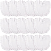 Kenning muslin baby bibs packaging in white, easy daily outfit pairing.