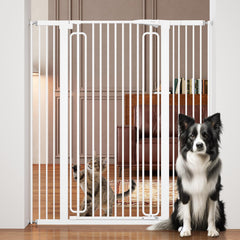 keny 51-inch extra tall pet gate assembly for blocking tall jumpers safely
