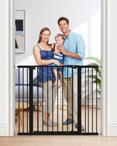 Keny 36in height baby gate front view shows a tall boundary for toddlers
