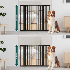Keny baby gate stairs installation shows pressure-mounted setup for stairs