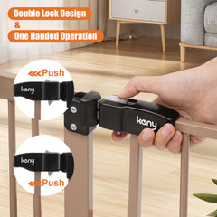 keny pressure-mounted design protects walls while providing sturdy, tool-free setup