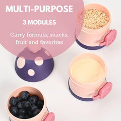 Keraendi formula dispenser on-the-go layer-3 adds extra storage.
