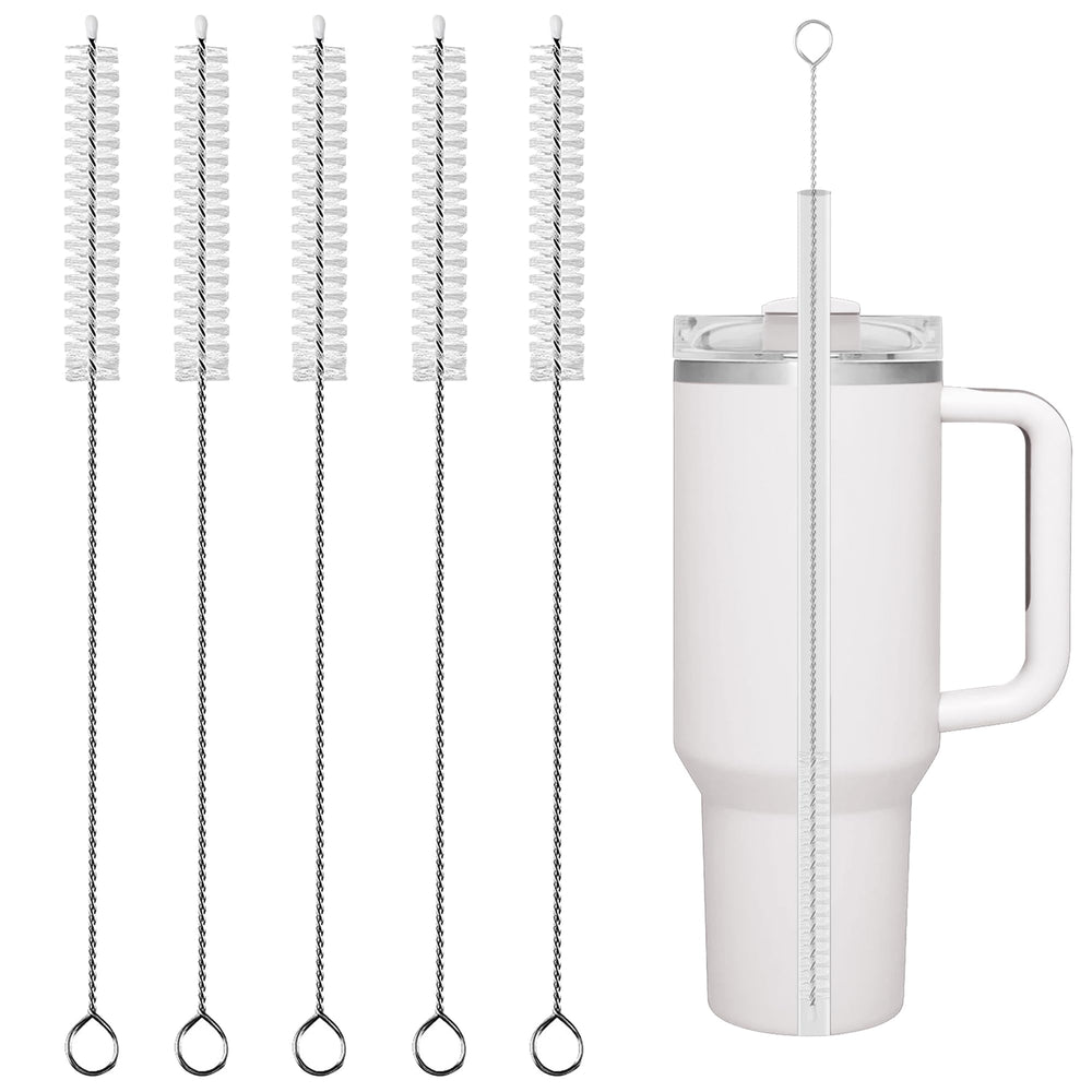 KEUYE Stanley straw cleaner extra-long reaches 40oz mugs for deep cleaning.
