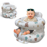 Kewrius inflatable baby seat with soft barrier for secure, comfy seating