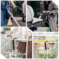 KFHENSOMR foam handle stroller carabiner offers comfortable grip and protection