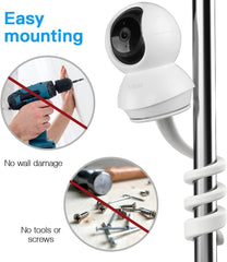 KHQBG Tapo C200/C210 mount on crib enables adjustable positioning.