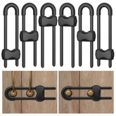 Kickic cabinet locks 6-pack secures cabinet doors to keep kids safe