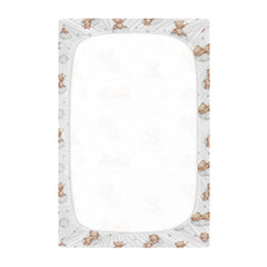 KICPOAY crib mattress sheet 52x28x9 fits standard pack n play mattresses securely.
