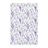 KICPOAY fitted crib sheets lavender-purple close-up shows soft, snug fit.