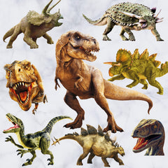 Kiddale dinosaur wall stickers sheet with eleven dinosaurs for a vibrant kids’ room.