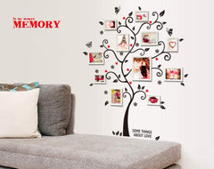 Kiddale Photo Frames Wall Sticker in nursery room demonstrates adjustable layout