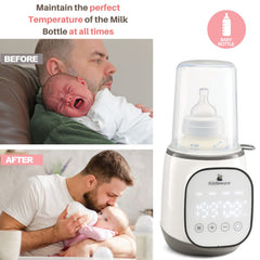 Kiddieware lift-out basket keeps small parts safe during warming
