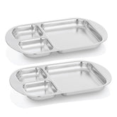 Kiddobloom education-series divided plates—two compartments support portion control during meals.