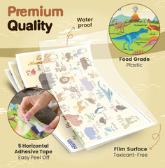 KIDDYKORNERZ disposable placemats for dining offer quick, hygienic table surfaces