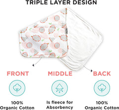 KiddyStar 3-layer absorbent core keeps moisture away from skin for comfort.