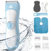 KIDIRA baby hair clippers front view, compact cordless design for gentle home trimming.