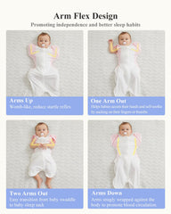 KIDIRA moisture-wicking-inner-layer-pink keeps baby dry and breathable through night and play.