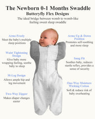 KIDIRA moisture-wicking inner layer swaddle illustrating breathable comfort