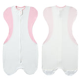 KIDIRA swaddle arms-up pose demonstrates secure sleep positioning and self-soothing comfort.
