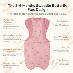 KIDIRA Transition Swaddle Sleep Sack arms-out option supports self-soothing.